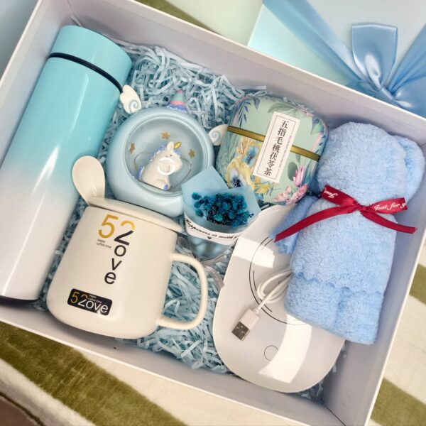 Bow Gift Set Smart and Luxurious (Blue)