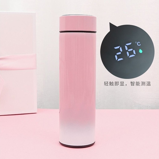 Smart Thermos Flask (Both Hot & Cold) with Led Temperature Display In Touch - Copy