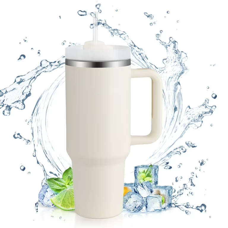 Flask Mugs 40Oz Tumbler water splash cold