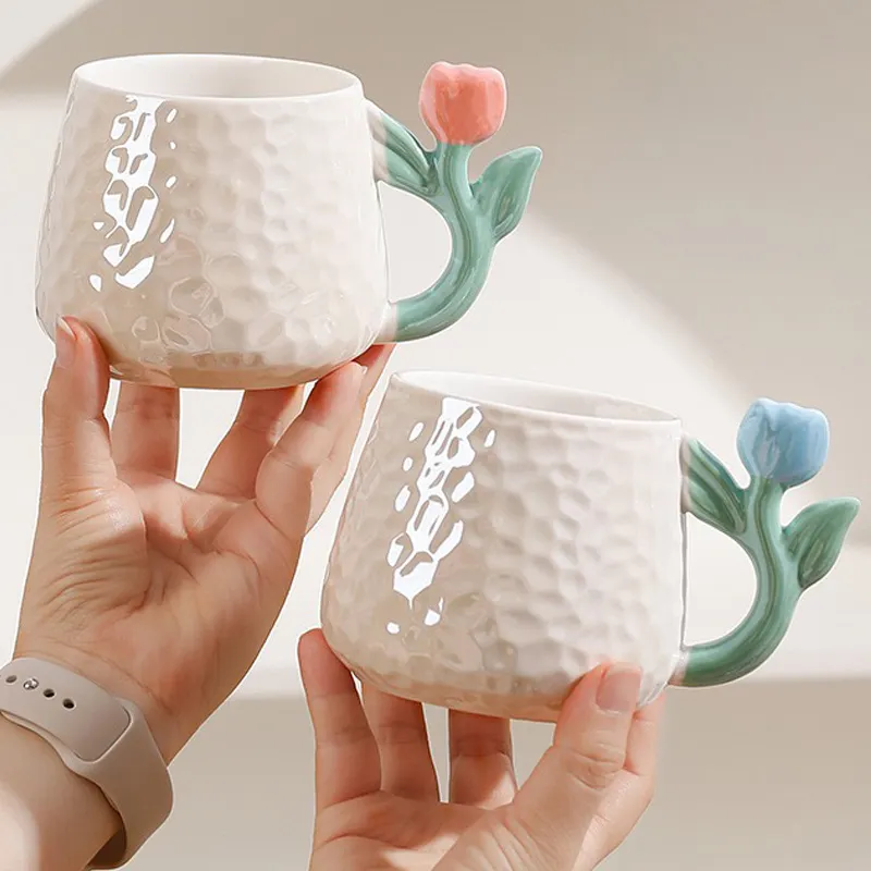 Creative Ceramic Hand Painted Pearly Lustre Gift Mug
