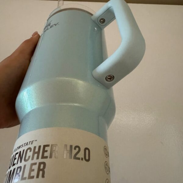Stanley Glitter light blue tumbler