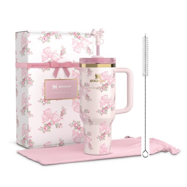 Tumbler mug flusk insulated stainless steel nice floral print