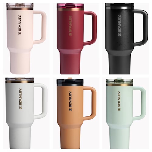 stanley pro tour flip straw tumblers with handle and straw 40 oz