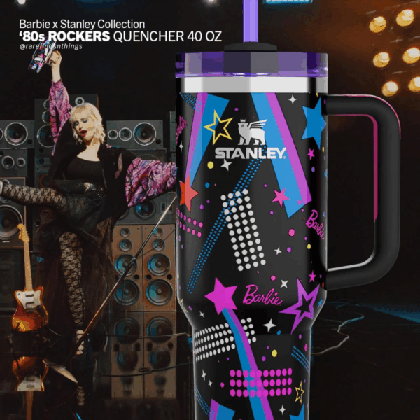 Barbie Stanley Cup - '80s Rockers 40 oz Quencher