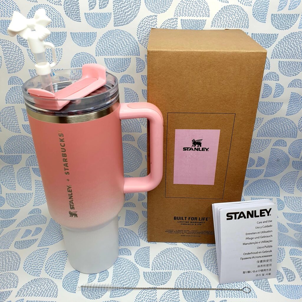 The Stanley x Starbucks Sweet Pink Ombré insulated Tumbler