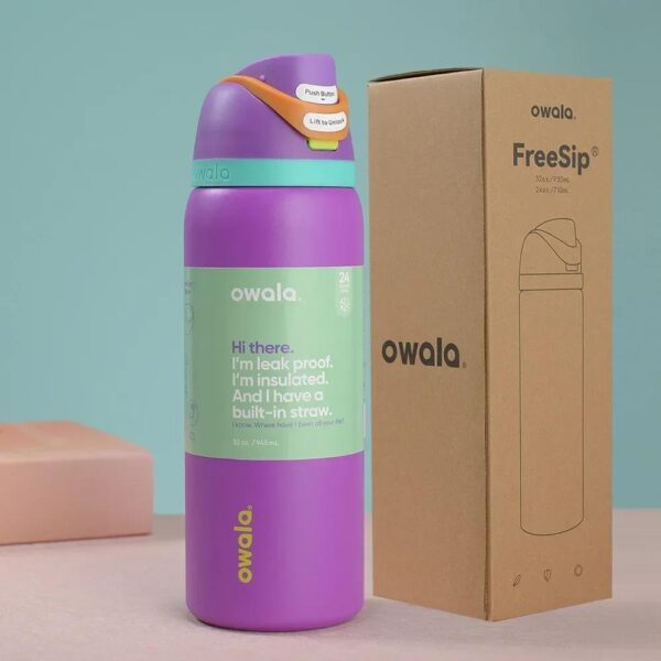 Owala freeSip spout leak proof tumbler bottle