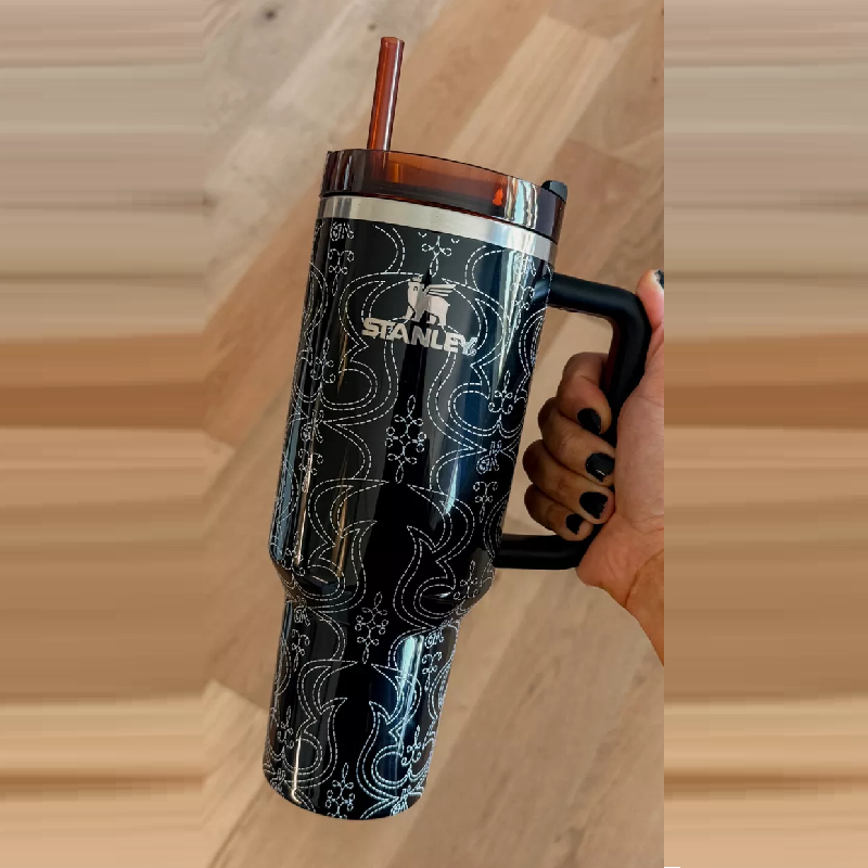 Barbie Stanley Tumbler 80’s Western Ken 40oz - Image 4