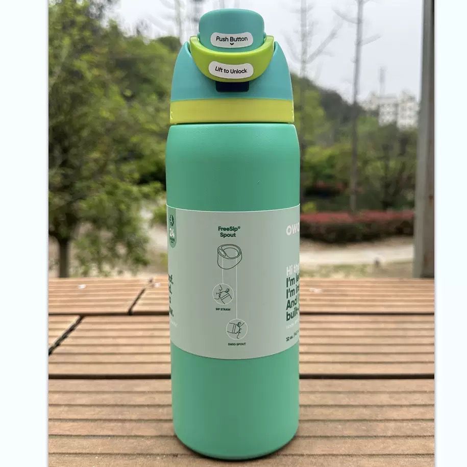 Owala FreeSip 32oz Insulated Stainless Steel Water Bottles with Straw - Image 11