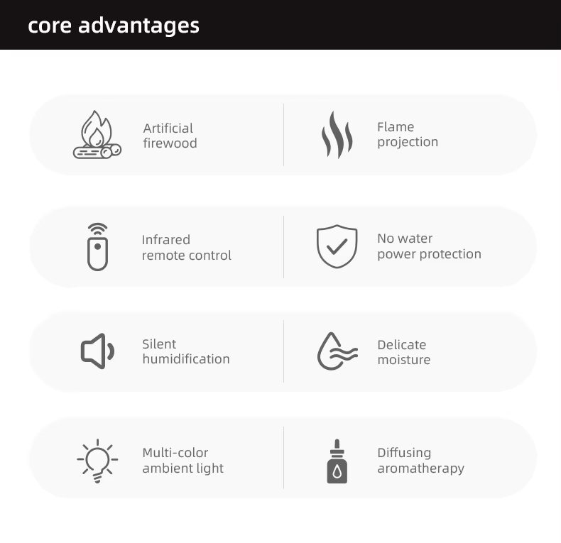 Realistic Bonfire Remote Control Humidifier - Image 10