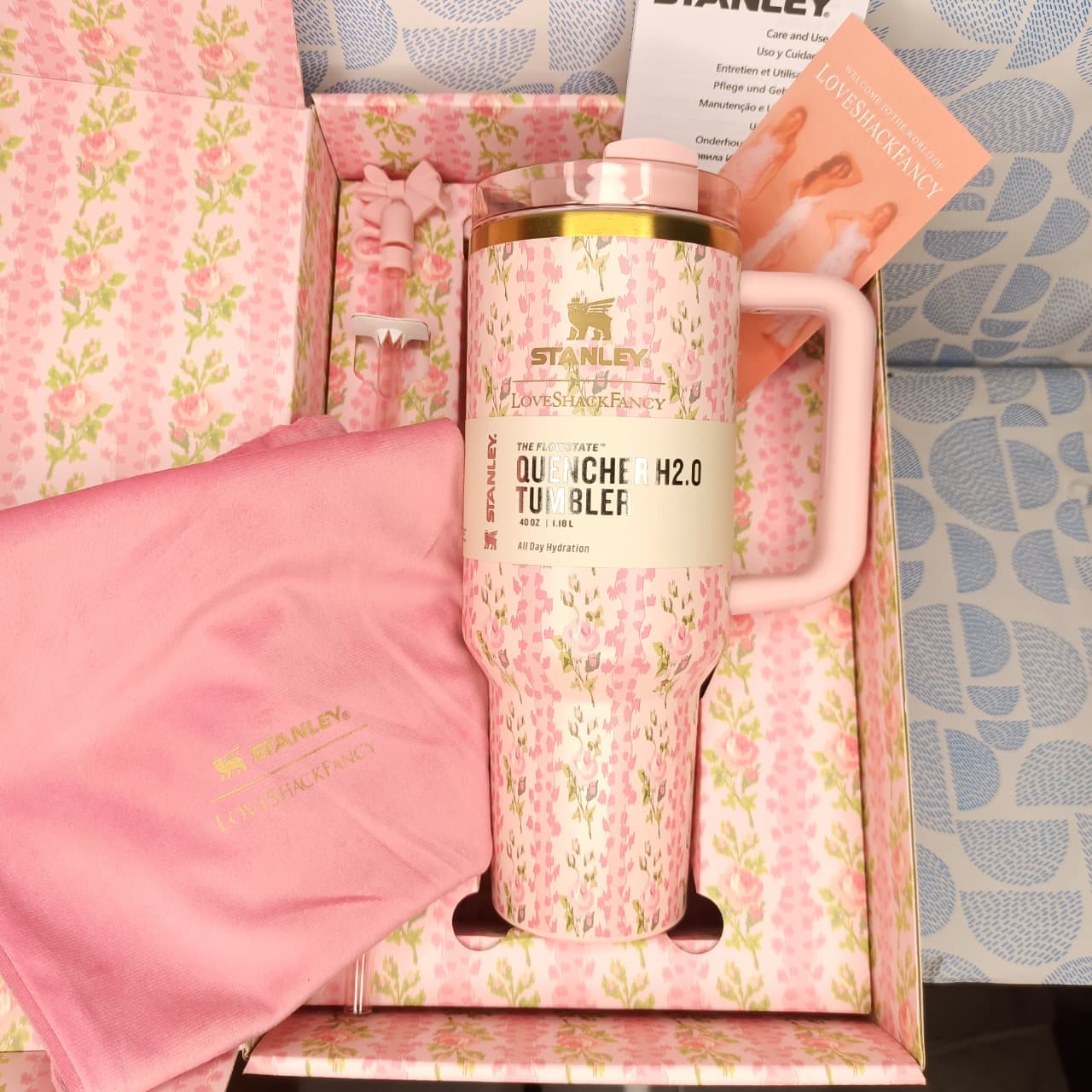 Stanley LoveShackFancy BloomingHeirloom Tumbler – 40oz - Image 2