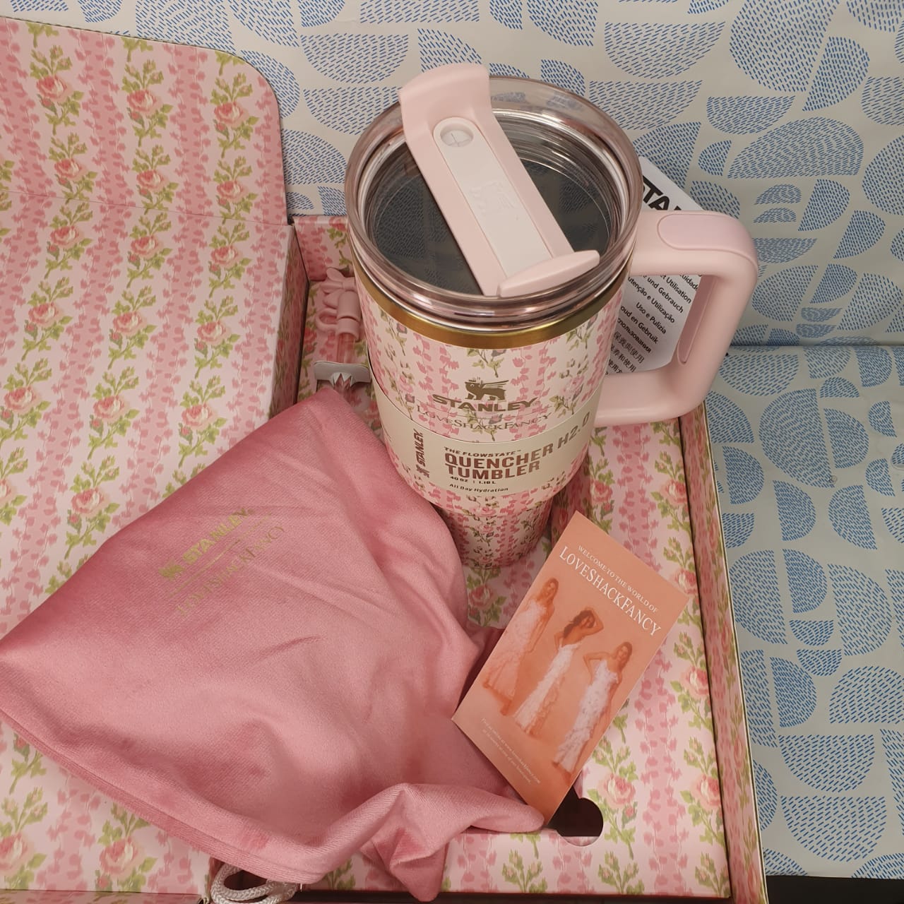Stanley LoveShackFancy BloomingHeirloom Tumbler – 40oz - Image 6