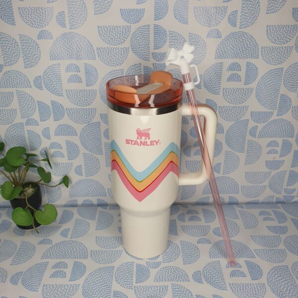 Stanley Playful Watercolour Zigzags Tumbler- 40oz - Image 2