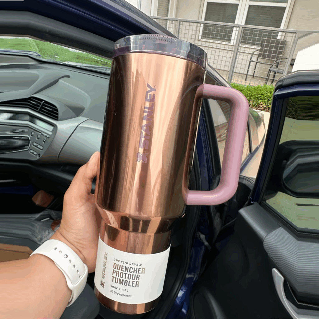 Stanley ProTour Flip Straw Tumbler Polished Rose Gold
