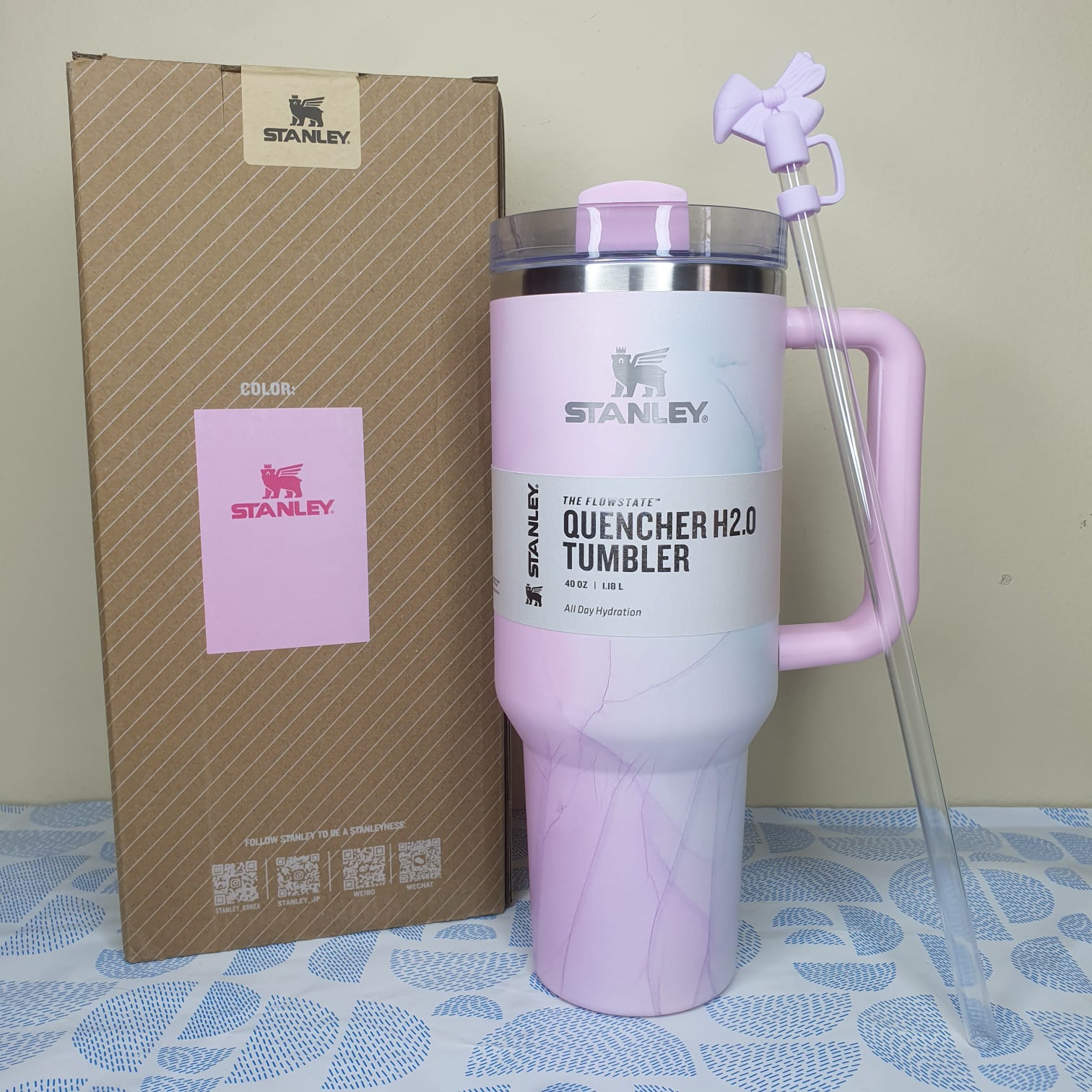 Stanley Watercolor Tulle Insulated Tumbler- 40oz - Image 2