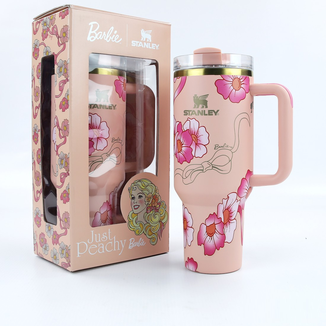 The Stanley x Barbie '80s Peaches 'N Cream Tumbler - 40oz