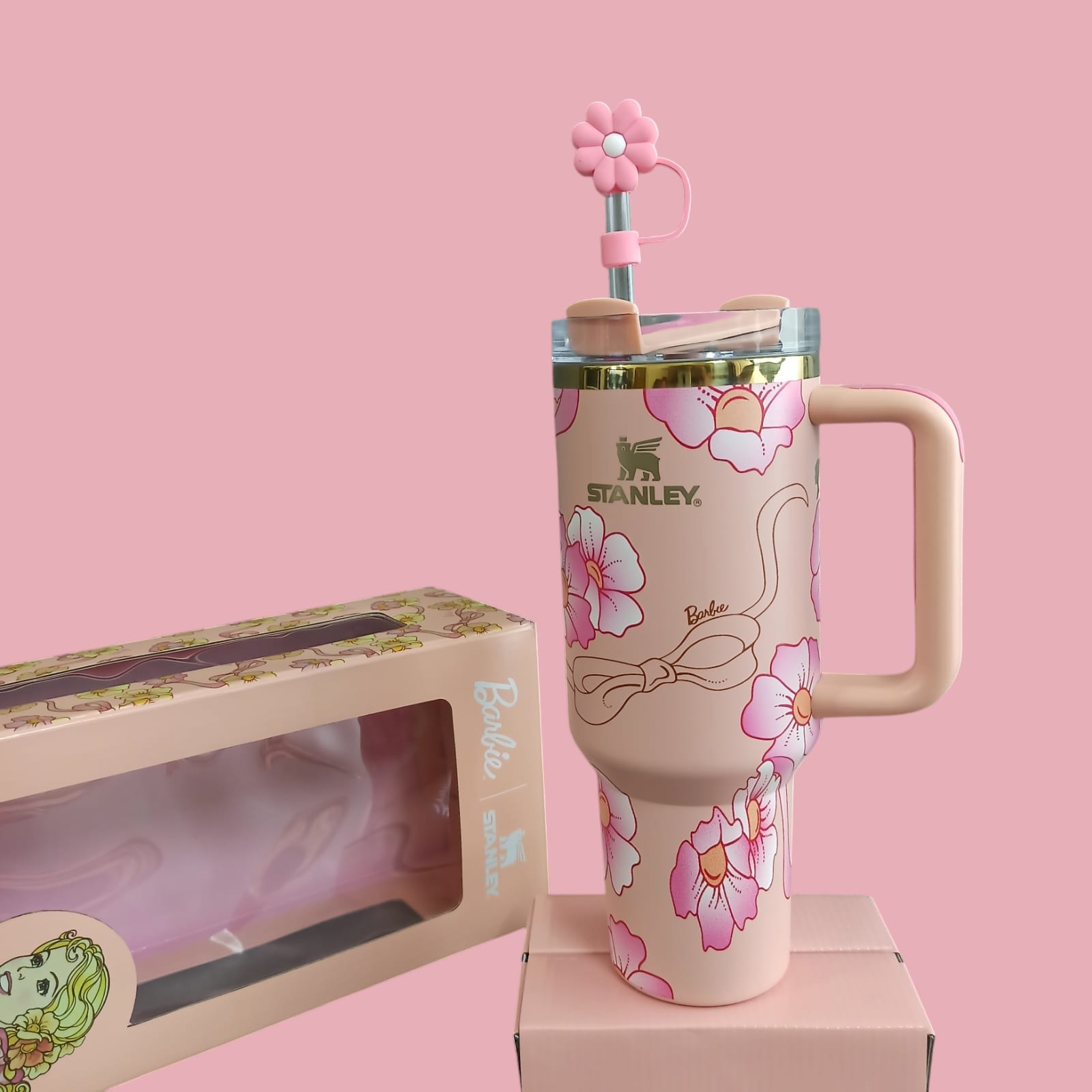 The Stanley x Barbie '80s Peaches 'N Cream Tumbler - 40oz - Image 3