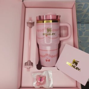 Stanley Valentine’s Day Pink Velvet Cake Flowstate Tumbler | 20 OZ