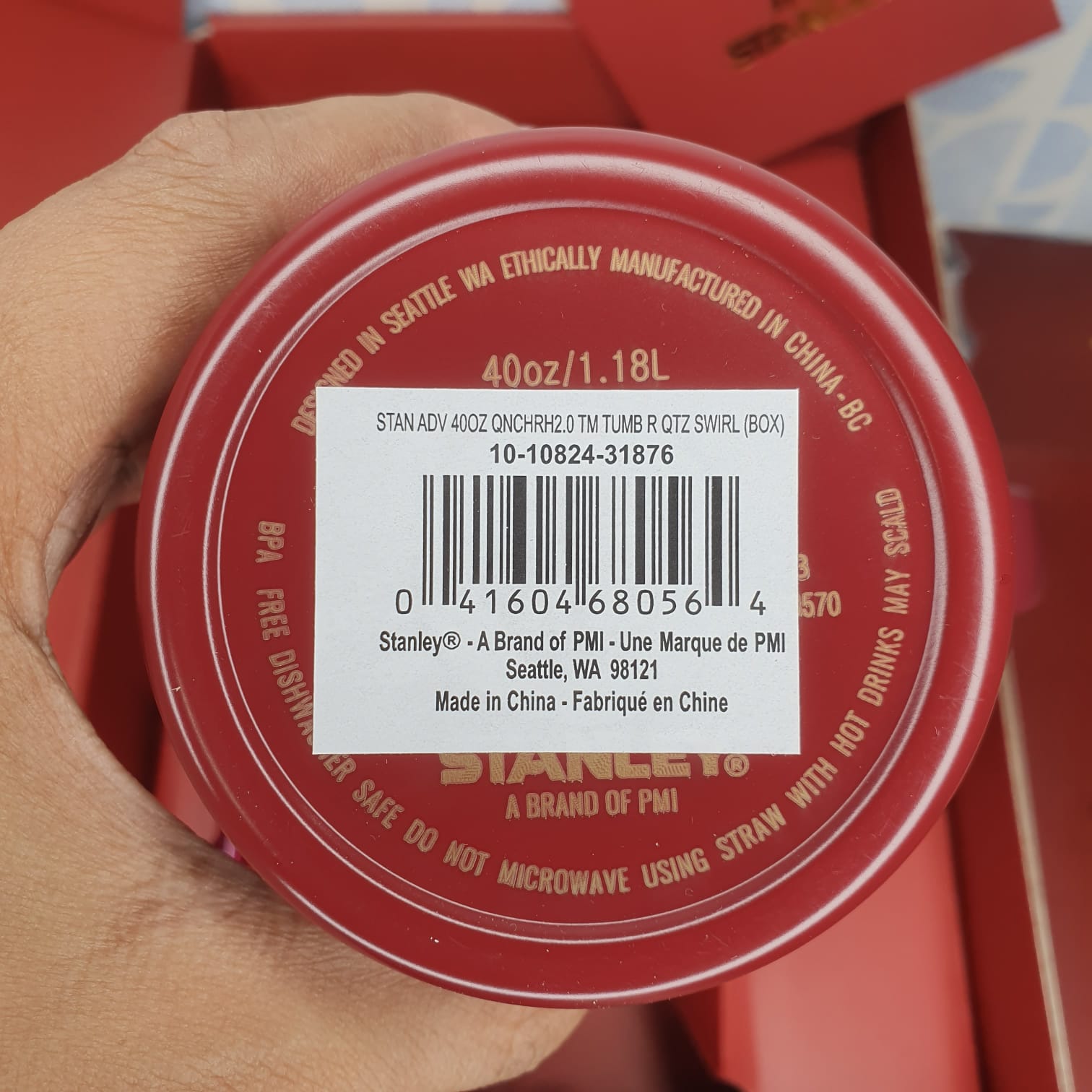 Stanley Valentine’s Day Red Velvet Cake Flowstate Tumbler | 40 OZ - Image 7