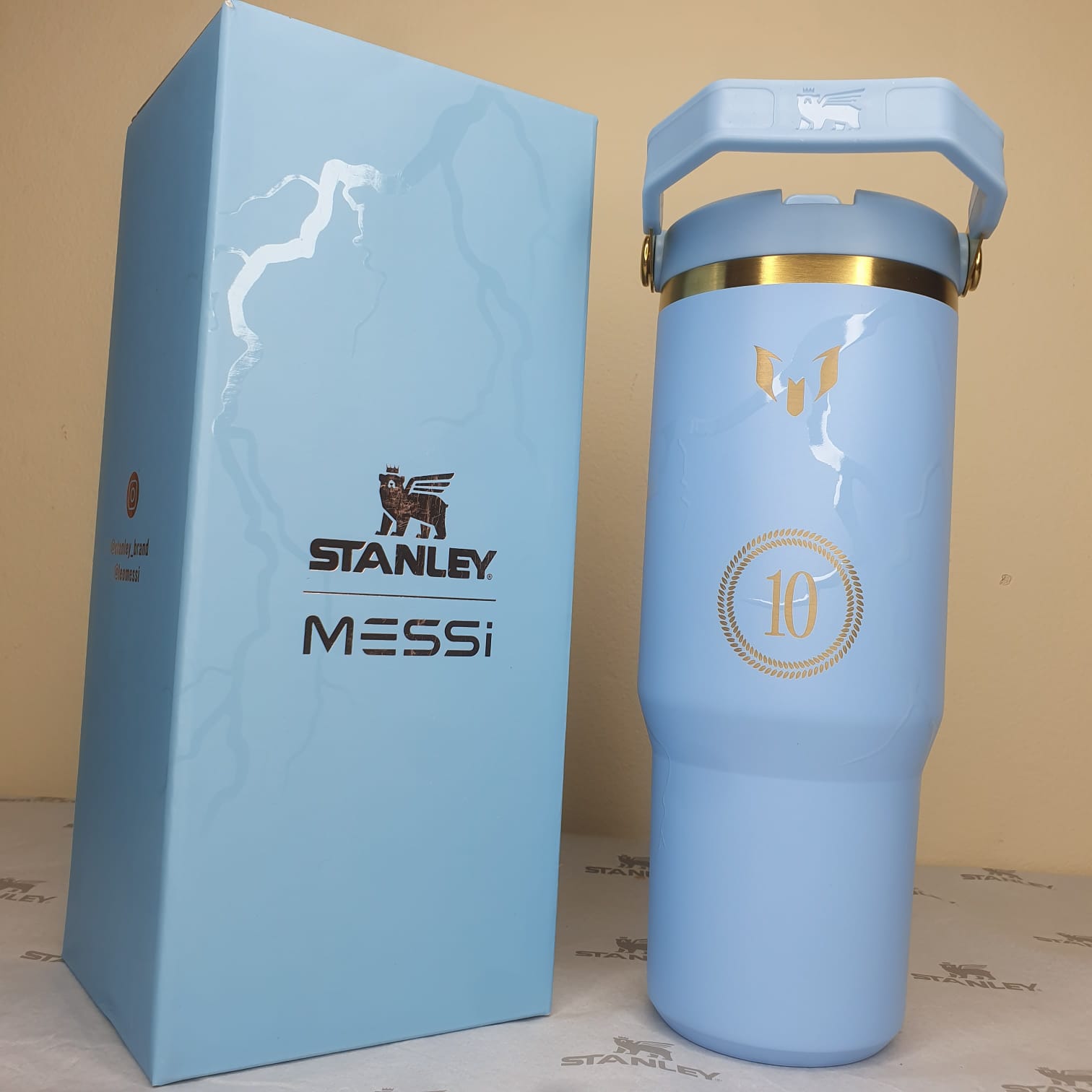 Messi x Stanley 1913 Quencher ProTour Flip Straw Tumbler 30oz