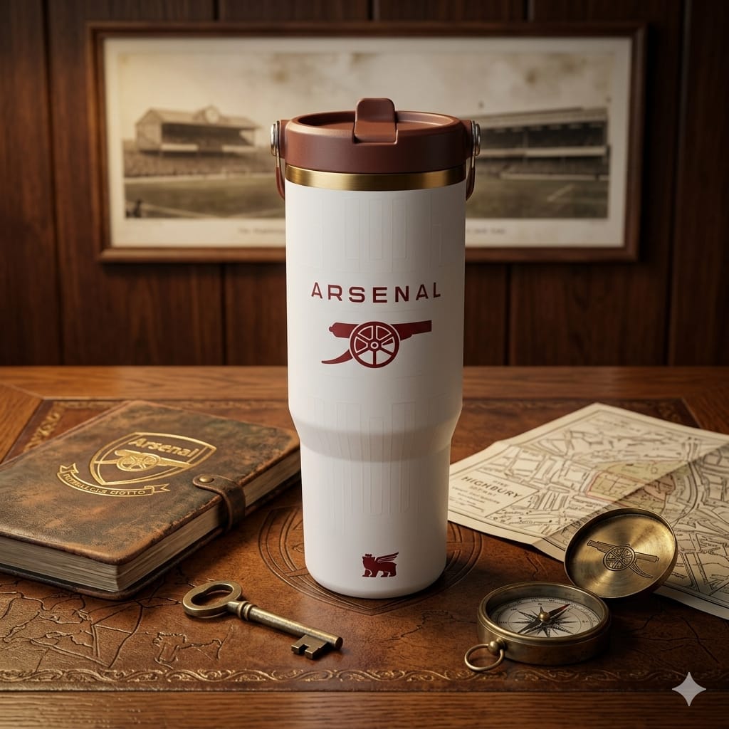Stanley X Arsenal FlipStraw Stainless Steel Insulated Cup 30oz