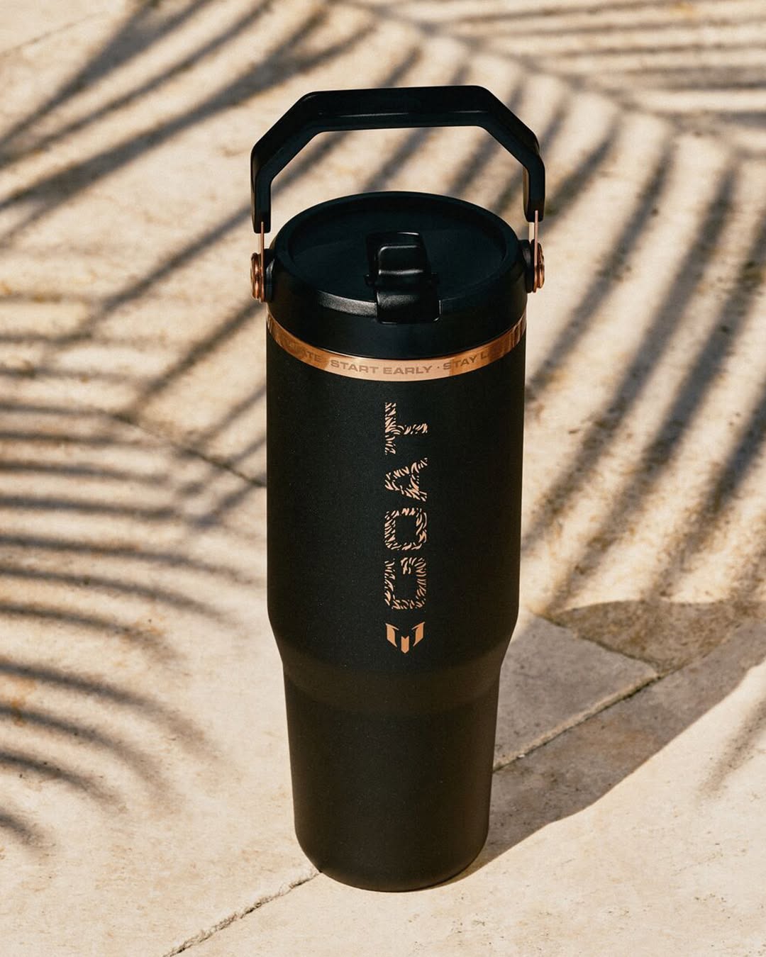 Messi x Stanley ProTour Black Flip Straw Tumbler 30oz