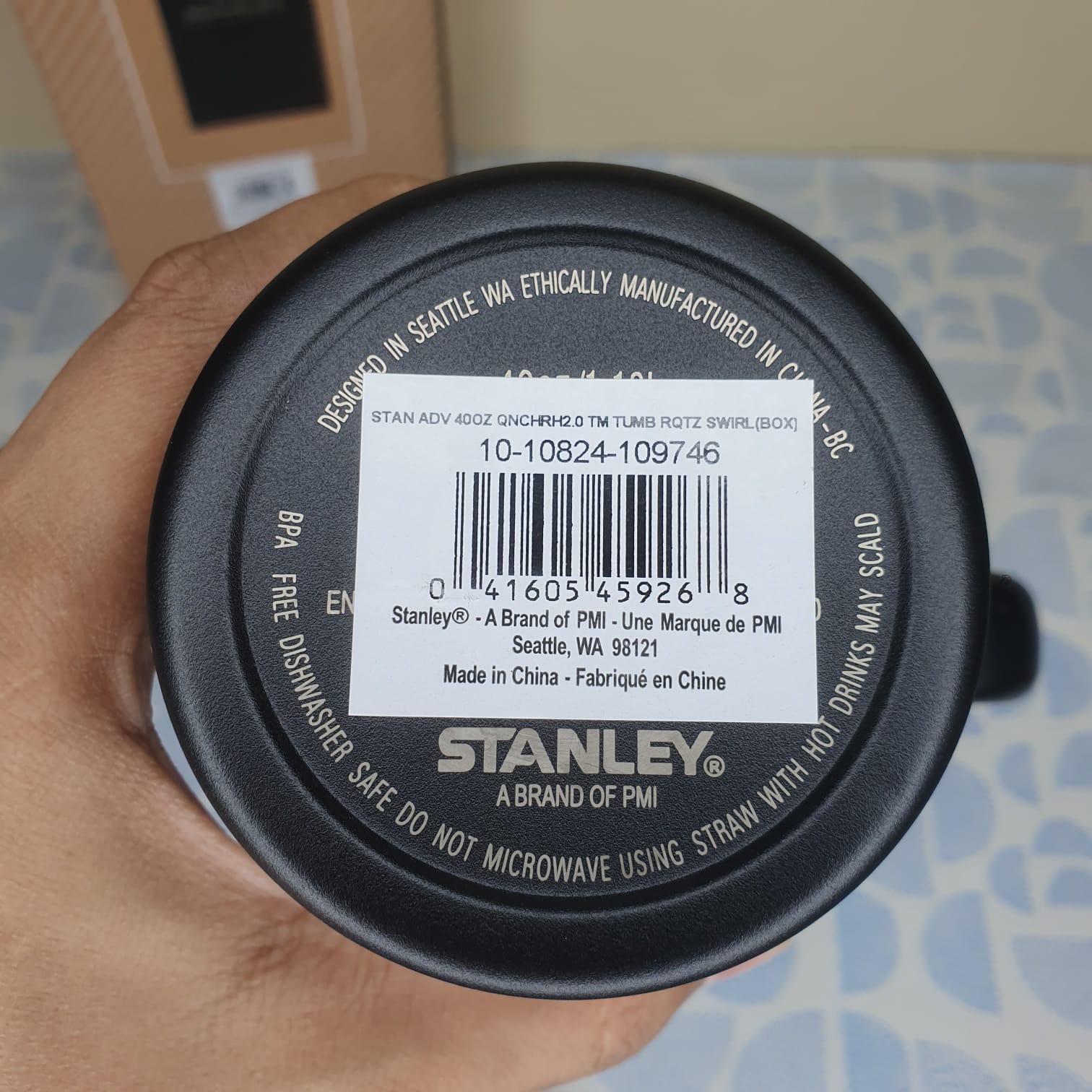 Stanley Black Flowstate Tumbler – 40oz - Image 2