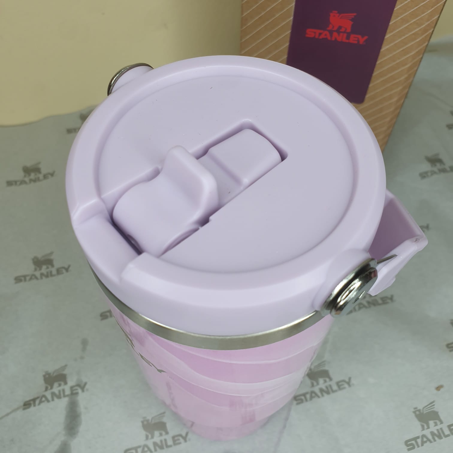 Stanley Pink Marble FlipStraw Leakproof Tumbler-30oz - Image 3