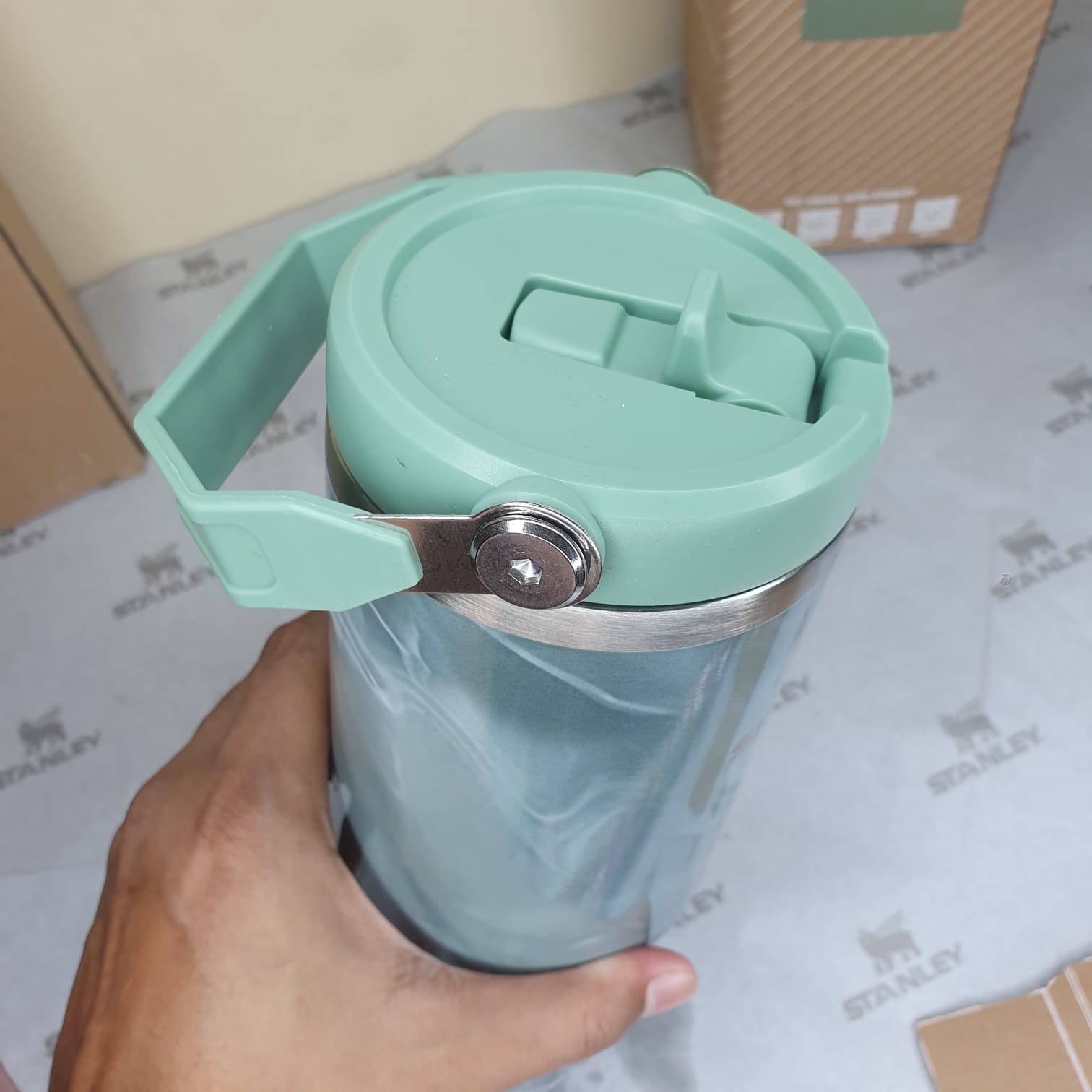 Stanley Agate Calacatta FlipStraw Leakproof Tumbler-30oz - Image 3
