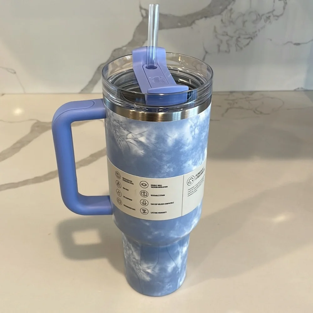 Stanley FlowState Tumbler Blue Tie Dye – 40oz (1180ml) - Image 3